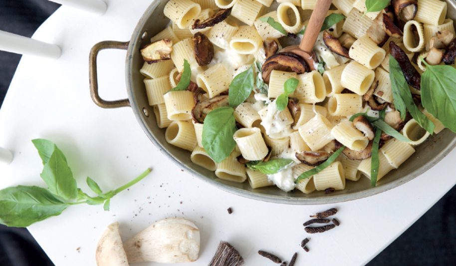 Pasta Mancini Marken Pastificio Inmitten Von Weizenfeldern